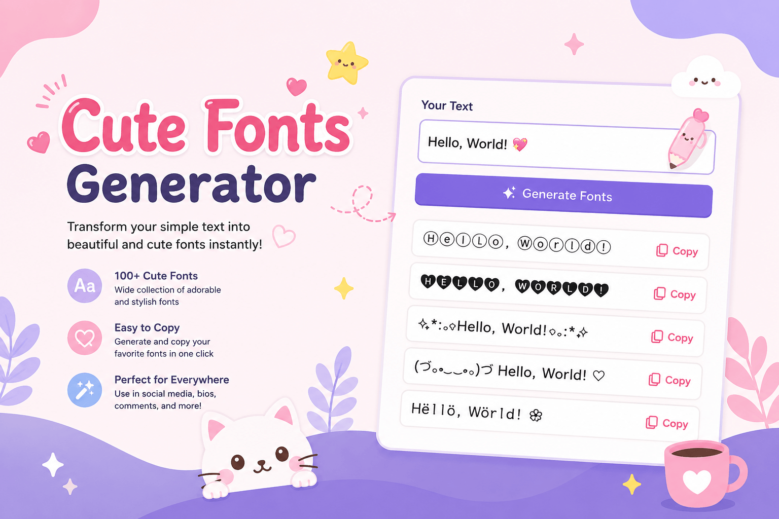 Cute Fonts
