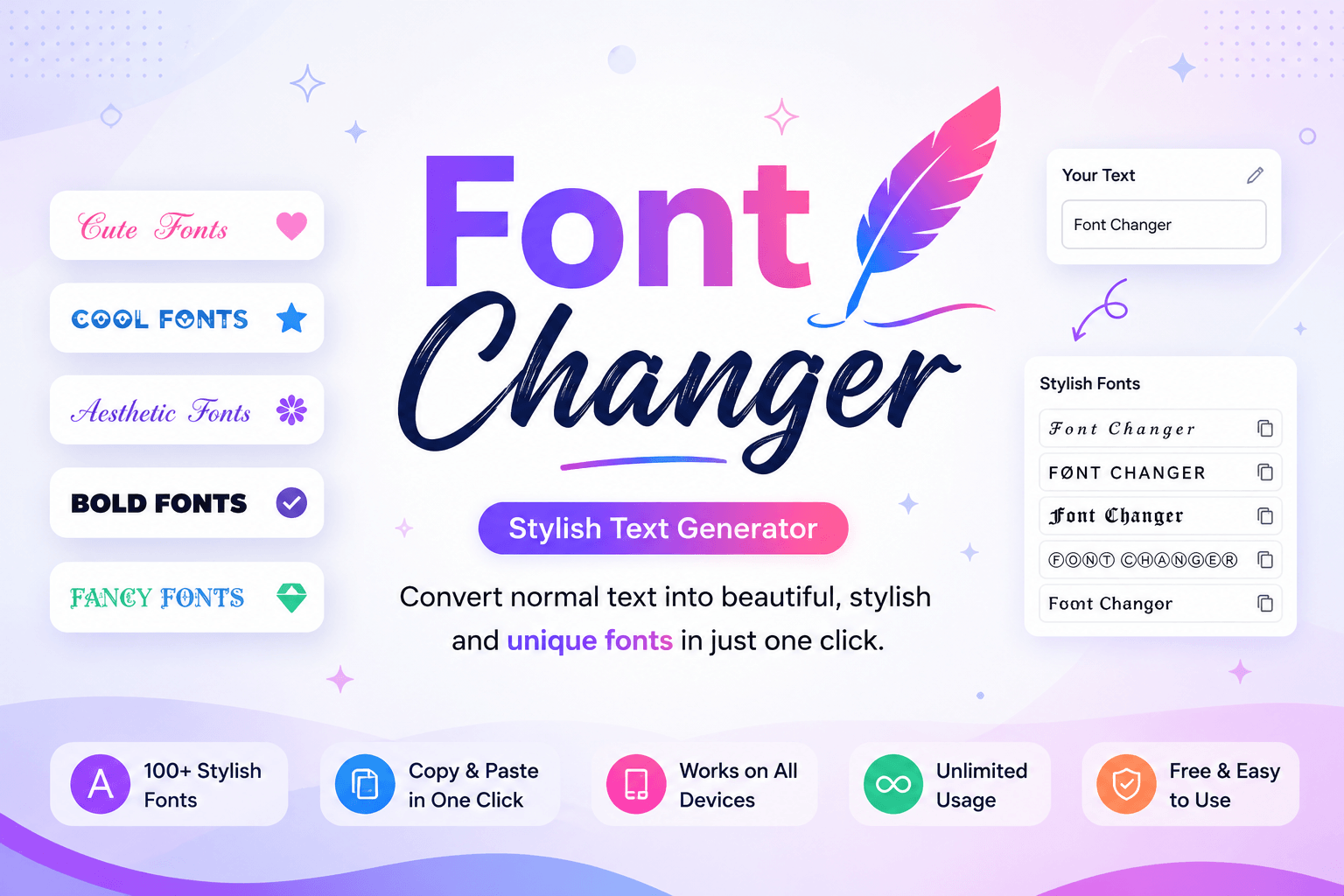 Font Changer preview