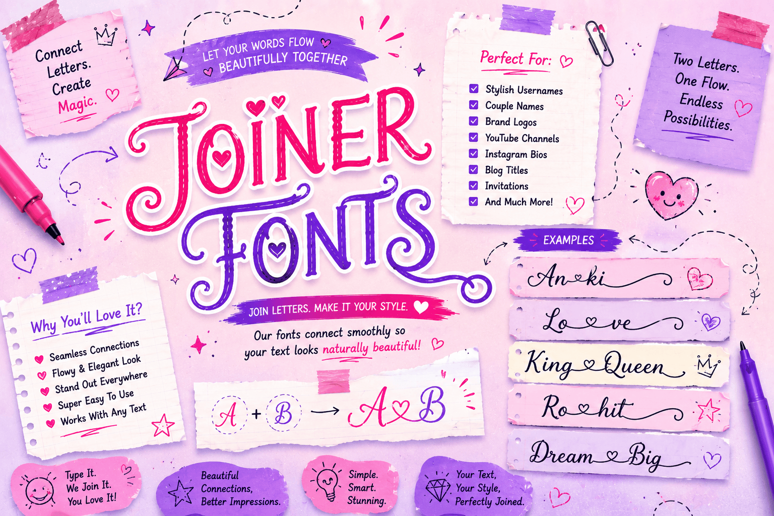 Joiner Fonts preview